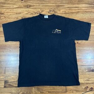 Vintage Pink Floyd Concert Tee Mens XL Black Dark Side Prism AllSport USA 90s